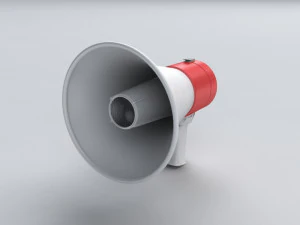 megaphone 3D Model