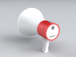megaphone Modelo 3D