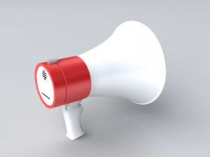 megaphone 3D Model