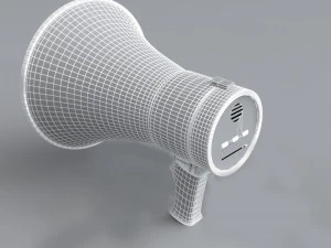 megaphone 3D Model