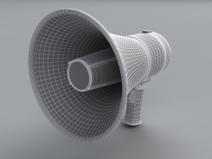 megaphone Modelo 3D