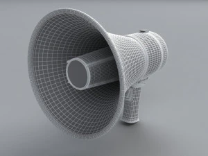 megaphone 3D Model