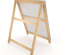 menu board Modelo 3D