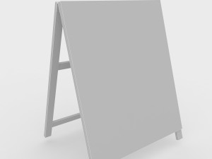 menu board Modelo 3D