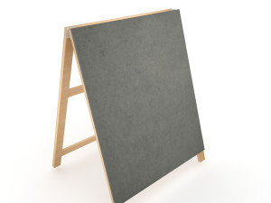 menu board 2 3D 模型