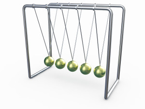 newtons cradle Modelo 3D