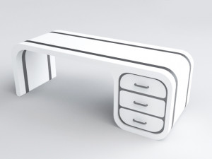 office table 3Dモデル