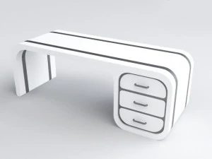 office table 3D Model