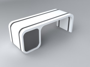 office table 3Dモデル