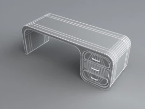 office table 3D Model