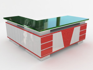 office table 3D 모델