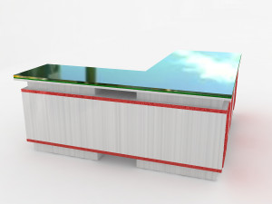 office table Modello 3D