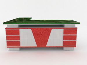 office table Modello 3D