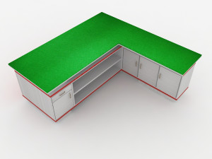 office table Modello 3D