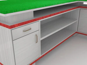 office table 3D Model