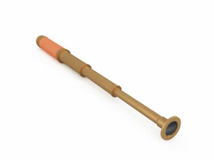old telescope 3D Model