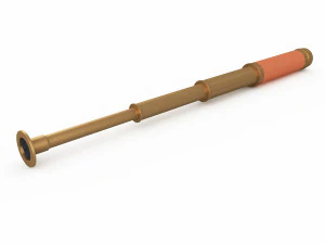 old telescope 3D Model