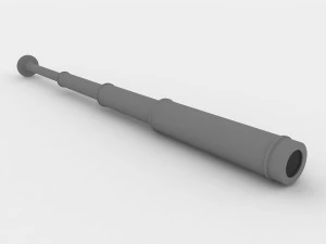 old telescope 3D Model