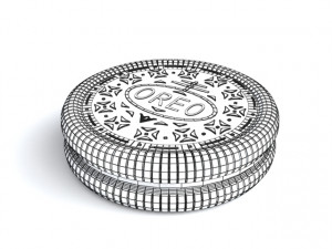 oreo cookie 3Dモデル