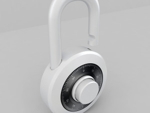 padlock 3D 모델
