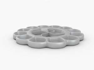 paint mixing tray Model 3D