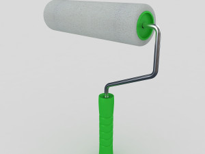 paint roller brush 3D 모델