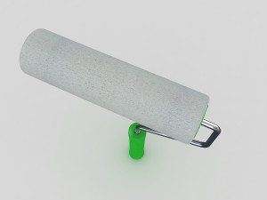 paint roller brush 3D 모델