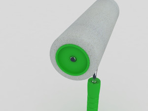 paint roller brush 3D 모델