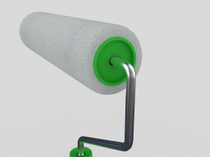 paint roller brush 3D 모델