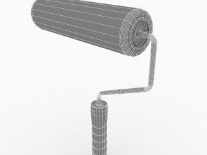 paint roller brush 3D 모델