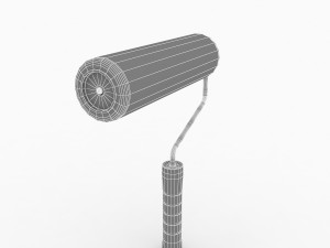 paint roller brush 3D 모델