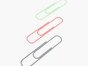 clipe de papel Modelo 3D