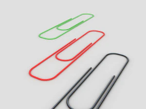paper clip 3D Model