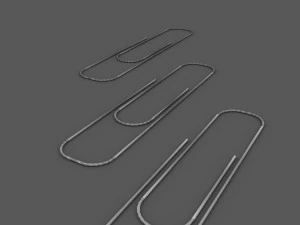 paper clip 3D Model