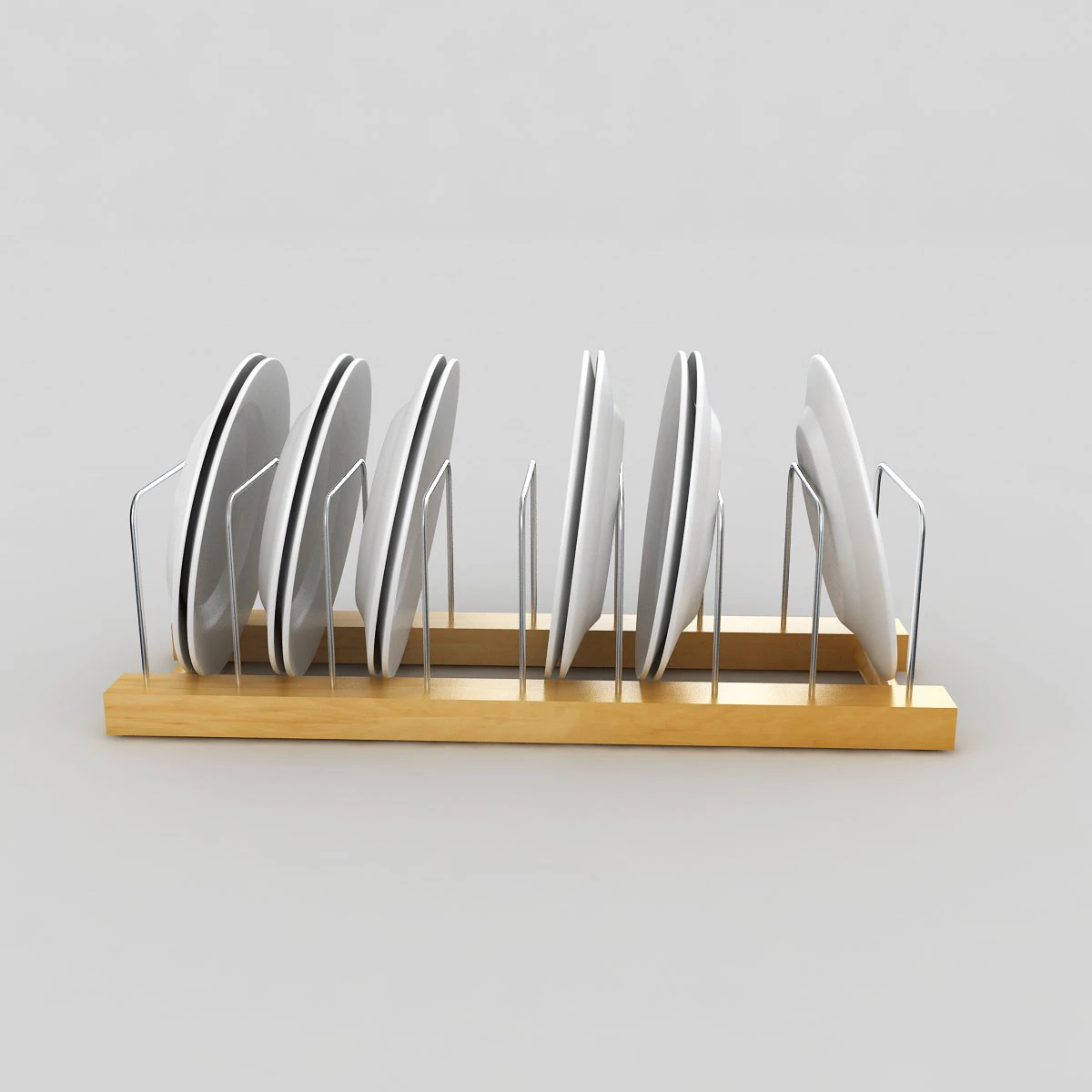 plate rack 3D Model .c4d .max .obj .3ds .fbx .stl .blend 