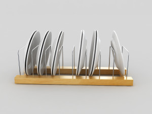 plate rack Modello 3D