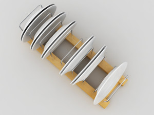 plate rack Model 3D