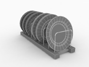 plate rack Model 3D
