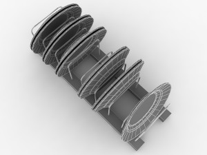 plate rack Model 3D