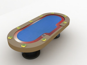 poker table 3D मॉडल