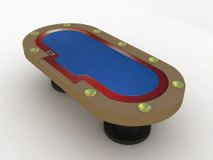 poker table 3D Model
