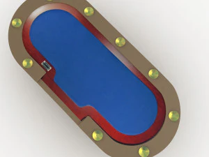 poker table 3D Model