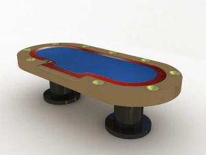poker table 3D Model