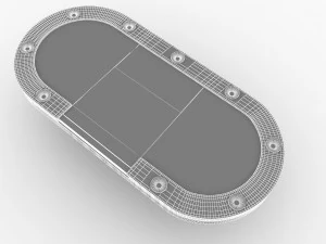 poker table 3D Model
