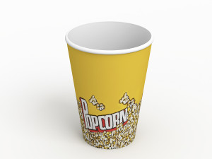 popcorn cup 3D Model