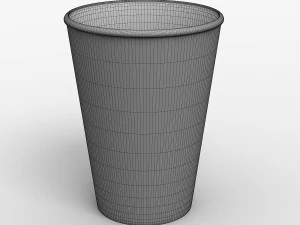 taza de palomitas de ma&iacute;z Modelo 3D