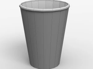 taza de palomitas de ma&iacute;z Modelo 3D