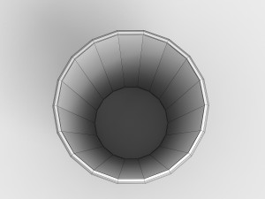 popcorn cup 3Dモデル