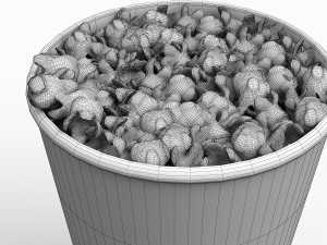 popcorn cup Modelo 3D