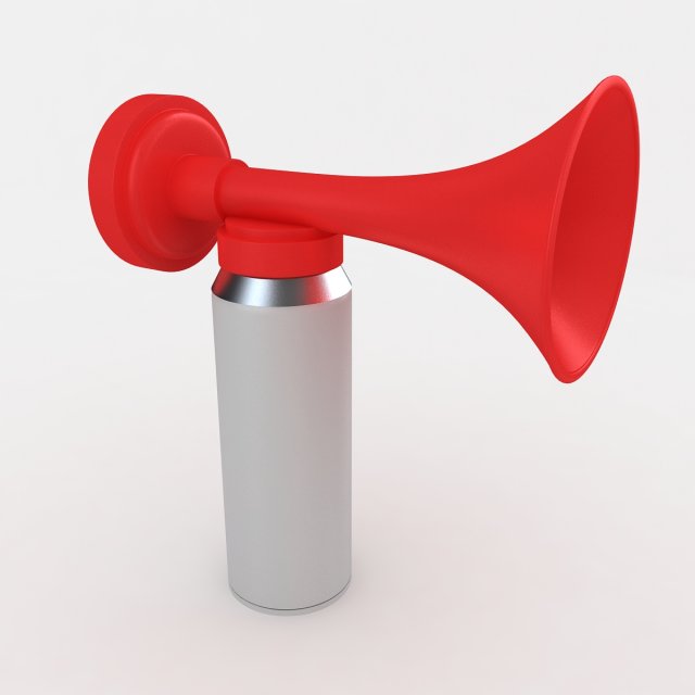 portable air horn 3D 模型 .c4d .max .obj .3ds .fbx .stl .blend